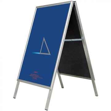 Alu-Line Budget A-skilt 70x100 cm sølv