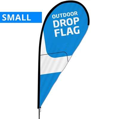 Beachflag, Outdoor Drop Flag, Small, inkl. flag
