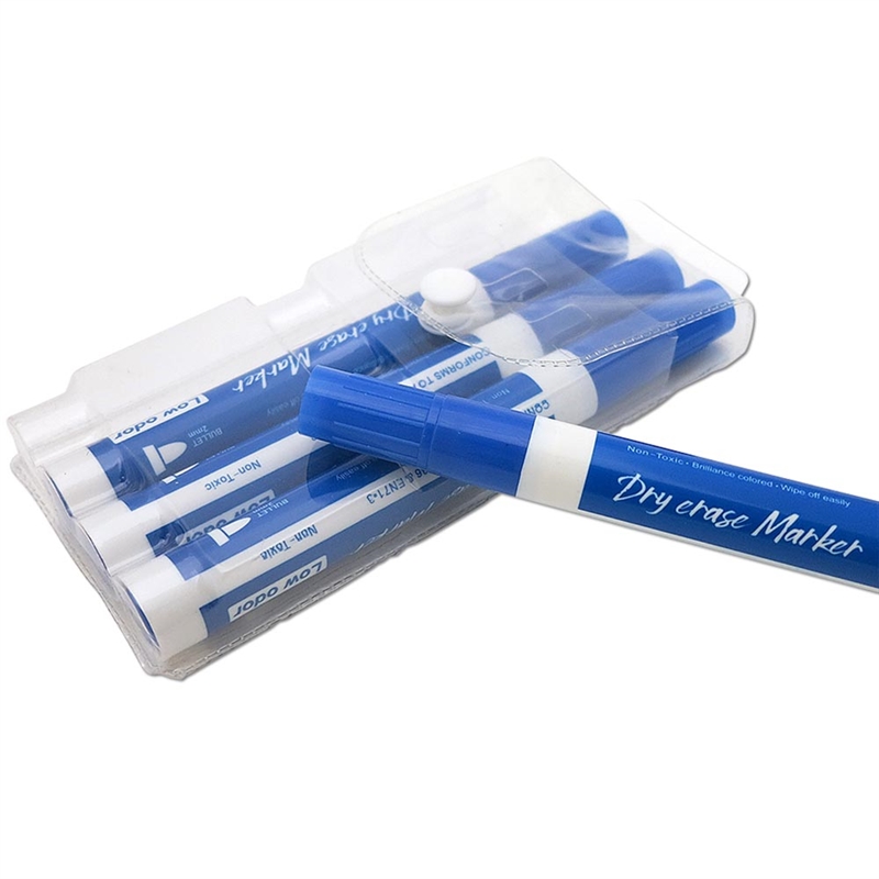Whiteboard penne, 4 stk. blå