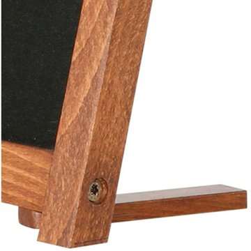 Wooden bordtavle med fødder mørkt træ - A4 - 21,6x27,9cm