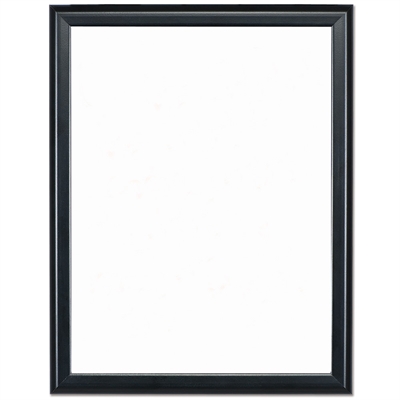 Whiteboard med sort ramme, 40 x 60 cm