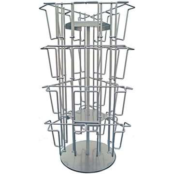 Wireholder Spin Table 24 x A6/M65 Sølv