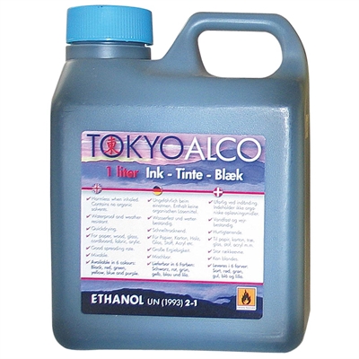 Tokyo Alco Skilteblæk, 1 liter, blå