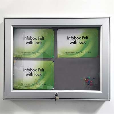 Infobox Filt med lås Alu/elox.