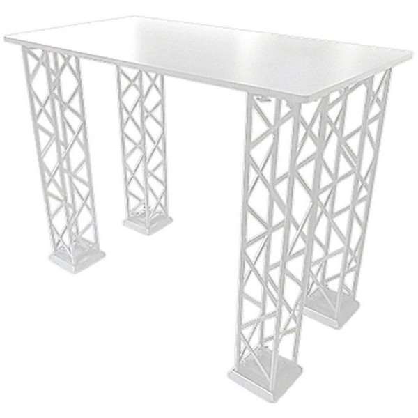 CROWN TRUSS Counter - Rectangle 125x65cm - White