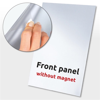 APET frontplade (uden magnet), 50 x 70 cm oversize